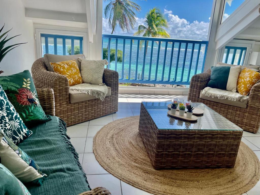 Ti Macloa - Appartement Les Pieds Dans L'Eau Sainte-Anne  Luaran gambar